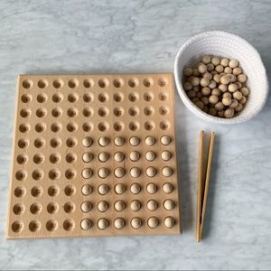 Montessori Wood Math Hundreds Board